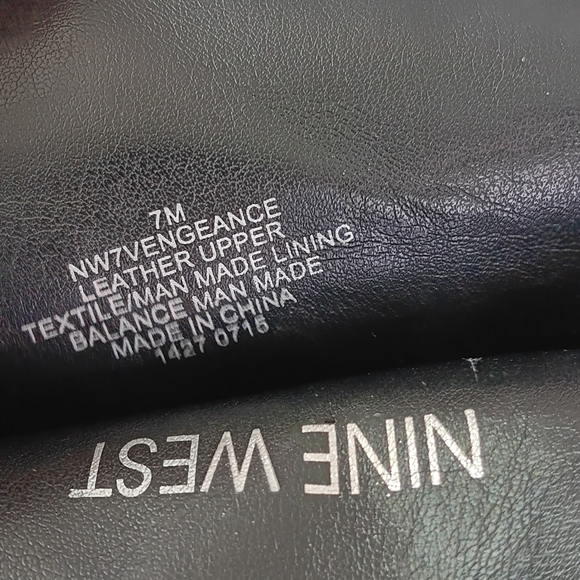 Nine West Vengeance Over Knee Boots Black 7 - Picture 7 of 8